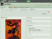 Tablet Screenshot of glauconobre.deviantart.com