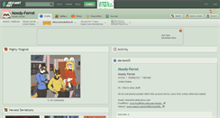 Desktop Screenshot of moody-ferret.deviantart.com