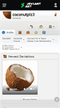 Mobile Screenshot of coconutplz3.deviantart.com
