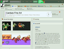 Tablet Screenshot of akitoart.deviantart.com