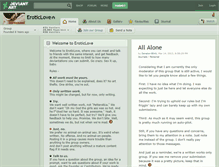 Tablet Screenshot of eroticlove.deviantart.com