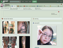 Tablet Screenshot of chilchix.deviantart.com