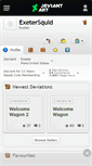 Mobile Screenshot of exetersquid.deviantart.com