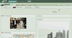 Desktop Screenshot of justlaylah.deviantart.com