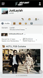 Mobile Screenshot of justlaylah.deviantart.com