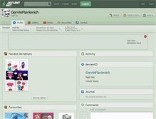 Tablet Screenshot of gorvinflaviovich.deviantart.com