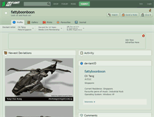 Tablet Screenshot of fattyboonboon.deviantart.com