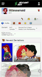 Mobile Screenshot of littleseamaid.deviantart.com