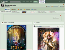 Tablet Screenshot of dormantparadox.deviantart.com