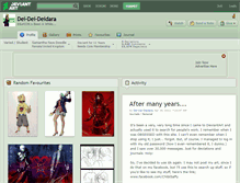 Tablet Screenshot of dei-dei-deidara.deviantart.com