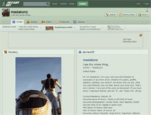 Tablet Screenshot of mastakonz.deviantart.com