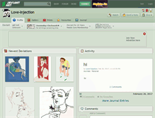 Tablet Screenshot of love-injection.deviantart.com
