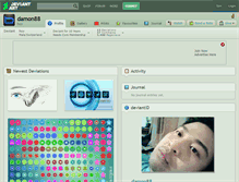 Tablet Screenshot of damon88.deviantart.com