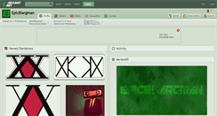 Desktop Screenshot of epicblargman.deviantart.com