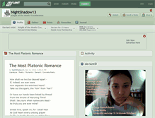 Tablet Screenshot of nightshadow13.deviantart.com