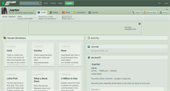 Desktop Screenshot of juanter.deviantart.com