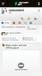 Mobile Screenshot of coolcontent.deviantart.com