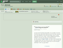 Tablet Screenshot of jennvan.deviantart.com