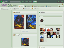 Tablet Screenshot of fading-suns.deviantart.com