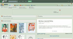 Desktop Screenshot of padulo.deviantart.com