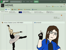 Tablet Screenshot of hardtaker.deviantart.com