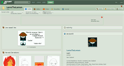 Desktop Screenshot of lemothelemon.deviantart.com