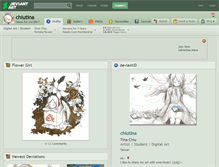 Tablet Screenshot of chiutina.deviantart.com