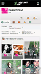 Mobile Screenshot of baskettcase.deviantart.com