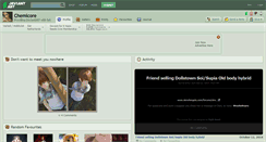 Desktop Screenshot of chemicore.deviantart.com