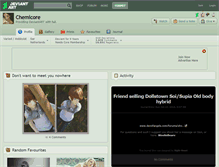 Tablet Screenshot of chemicore.deviantart.com