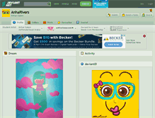 Tablet Screenshot of anharivers.deviantart.com