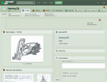 Tablet Screenshot of hammy28.deviantart.com