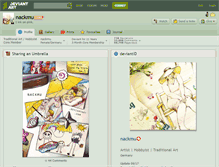 Tablet Screenshot of nackmu.deviantart.com