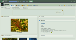 Desktop Screenshot of candella.deviantart.com