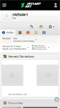 Mobile Screenshot of nichole1.deviantart.com