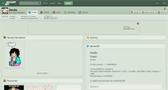 Desktop Screenshot of dexlia.deviantart.com