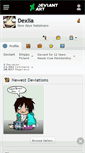 Mobile Screenshot of dexlia.deviantart.com