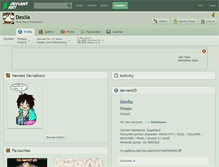 Tablet Screenshot of dexlia.deviantart.com