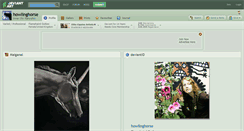 Desktop Screenshot of howlinghorse.deviantart.com