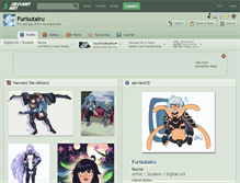 Tablet Screenshot of furisutairu.deviantart.com