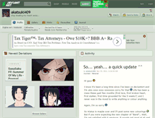 Tablet Screenshot of akatsuki409.deviantart.com