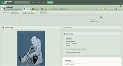 Desktop Screenshot of iofrost.deviantart.com