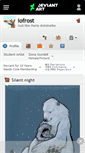 Mobile Screenshot of iofrost.deviantart.com