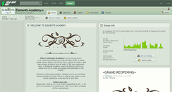 Desktop Screenshot of elements-academy.deviantart.com