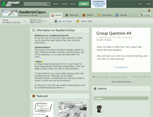 Tablet Screenshot of doodlersinclass.deviantart.com