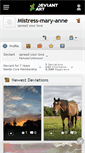 Mobile Screenshot of mistress-mary-anne.deviantart.com