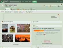 Tablet Screenshot of mistress-mary-anne.deviantart.com