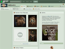 Tablet Screenshot of gallery42.deviantart.com