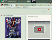 Tablet Screenshot of buttzilla.deviantart.com