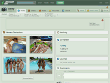 Tablet Screenshot of csexy.deviantart.com